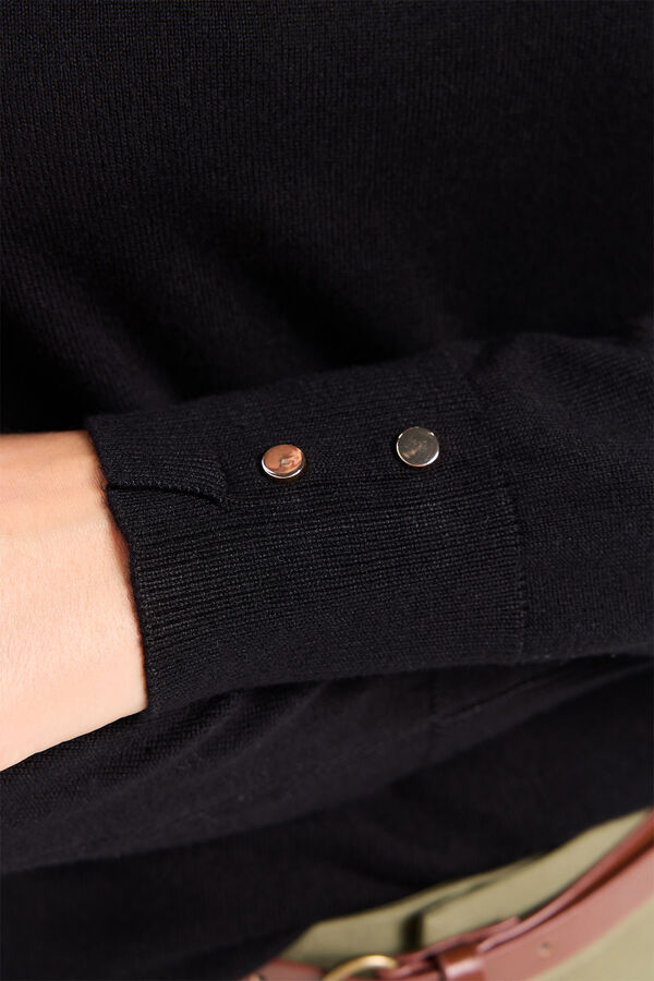 Milano Jersey basico punto liso Negro