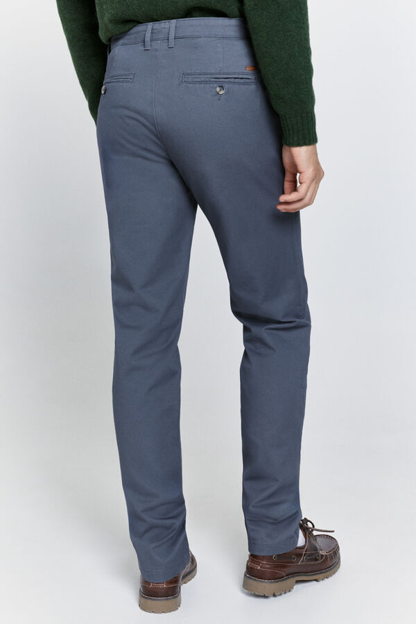 Milano Pantalón chino regular fit Gris Oscuro