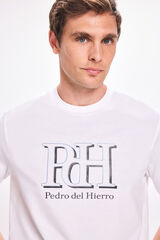 Pedro del Hierro Camiseta Big Logo PDH Blanco