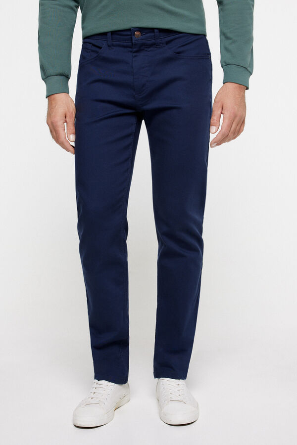 Fifty Outlet Pantalón 5 Bolsillos Slim Navy