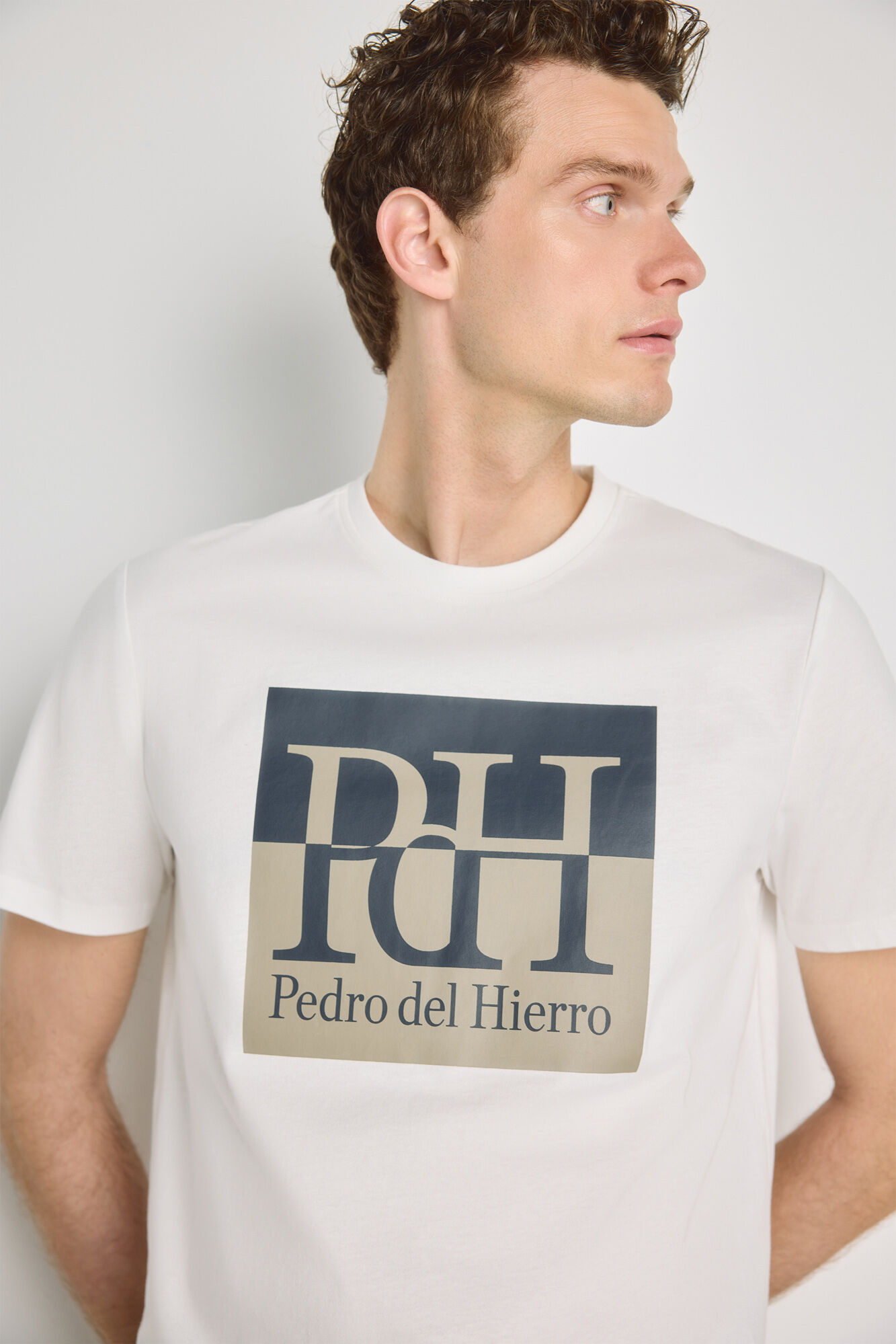 Pedro del Hierro Camiseta manga corta estampada