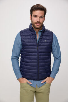 Fifty Outlet Chaleco acolchado ligero navy