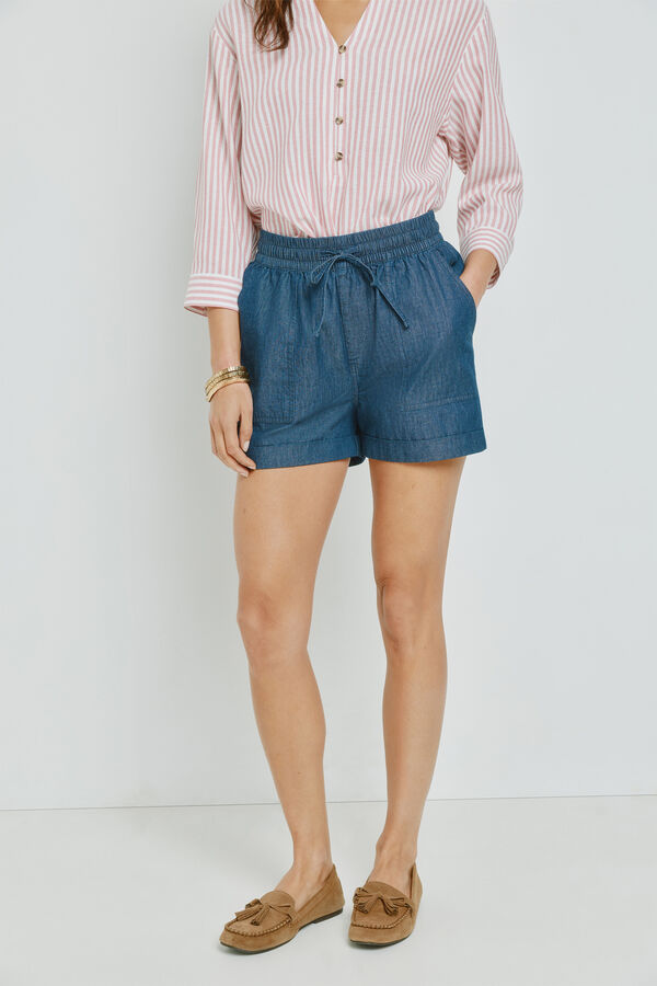 Milano Bermuda vaquera regular fit Navy