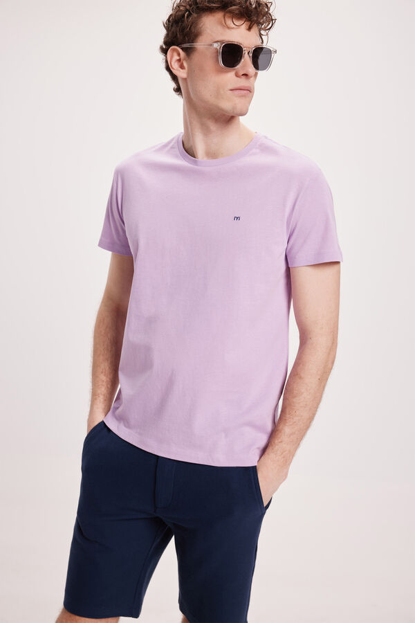 Milano Camiseta B&aacute;sica Morado