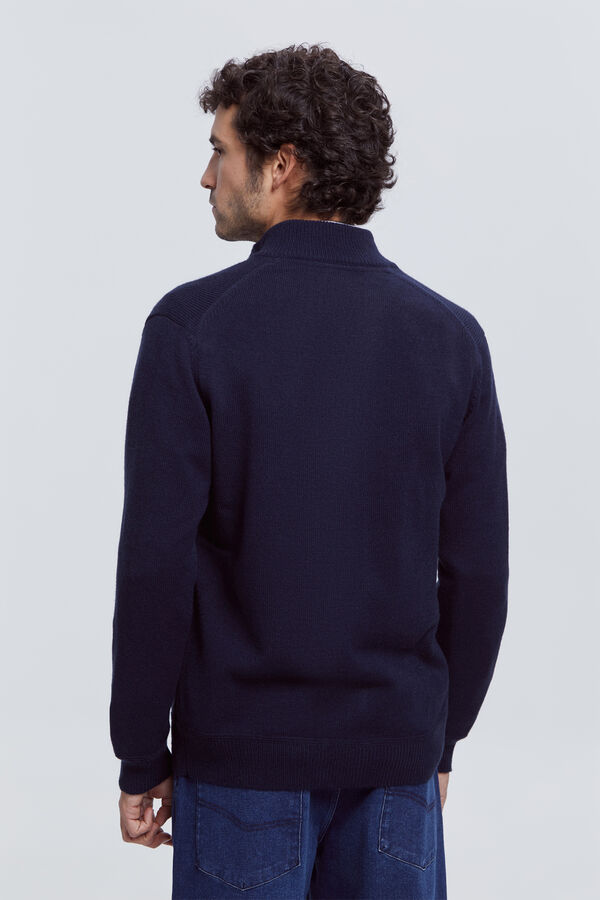 Milano Chaqueta punto botones Navy