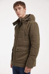 Fifty Outlet Parka capucha cinza