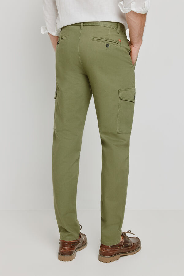 Milano Cal&ccedil;as cargo C&aacute;qui escuro