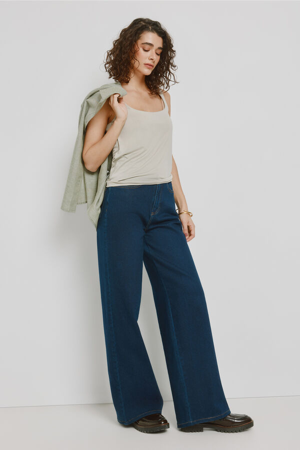 Milano Top nadador Cinza claro