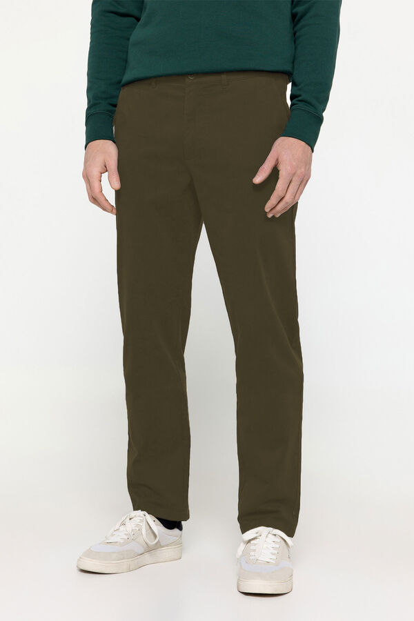 Pedro del Hierro Chino Regular Liso Pedro del Hierro Marr&oacute;n