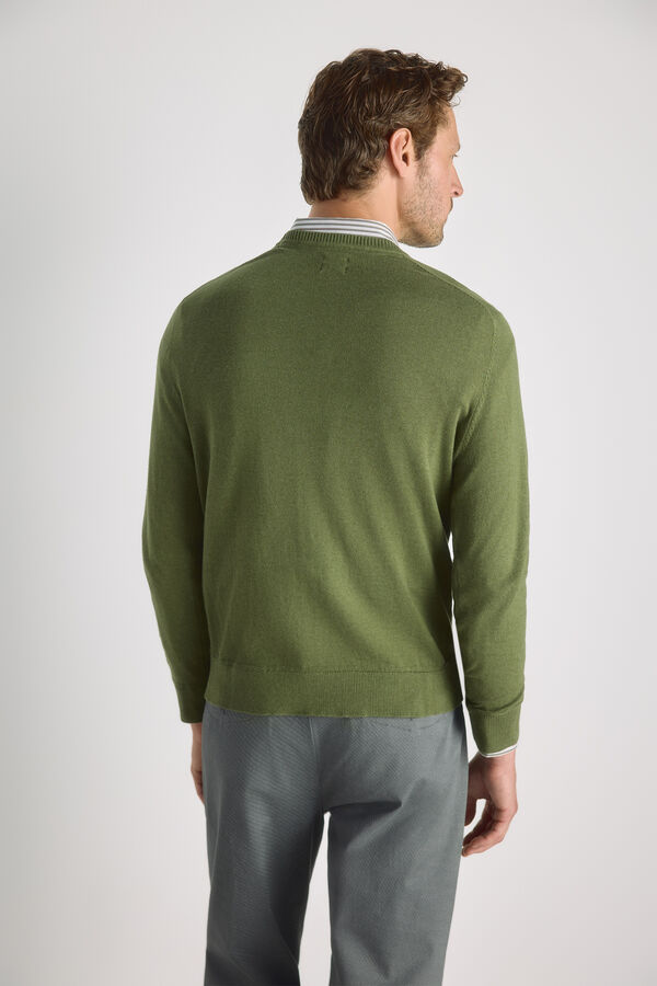 Milano Camisola gola caixa Verde