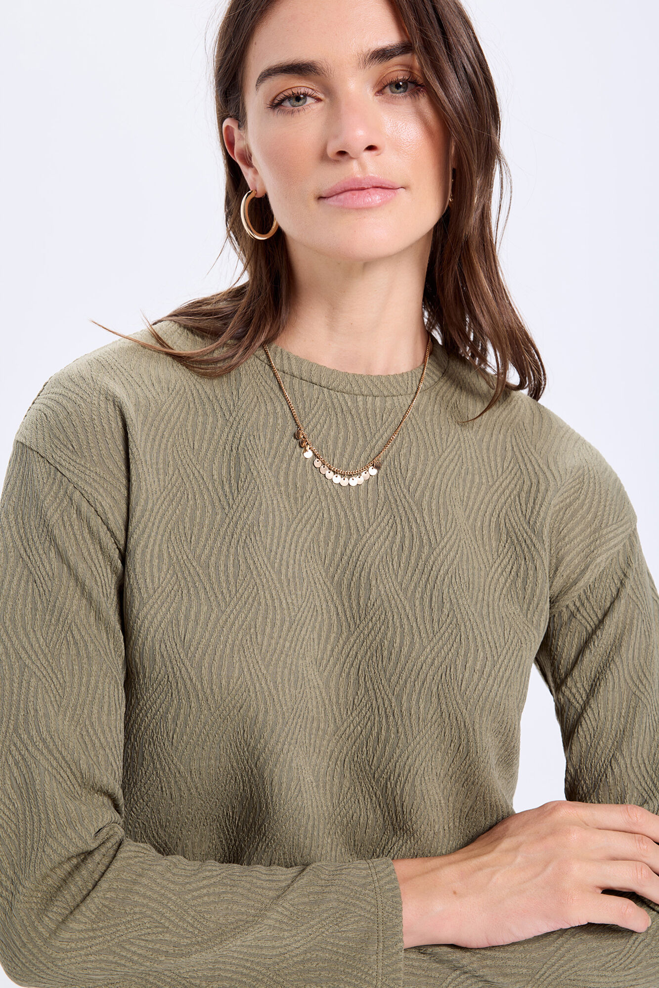 Milano Camiseta manga larga con calidad de estructura