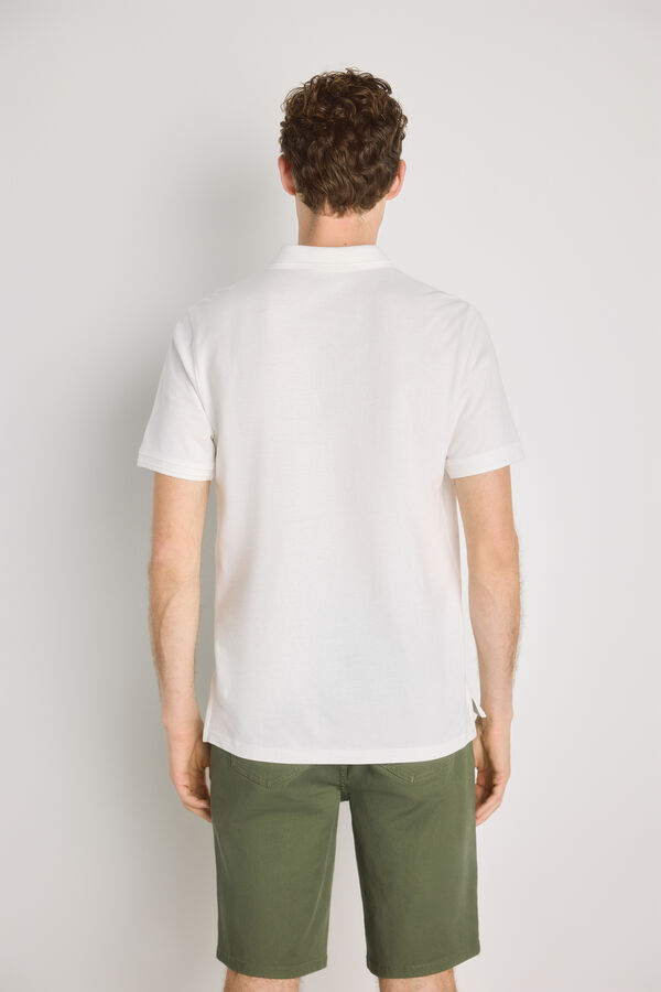 Springfield Polo de manga curta Branco