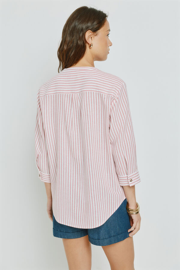 Milano Blusa rayas Rosa