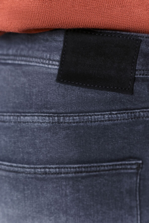 Milano Calças chino com ajuste confortável Cinza medio