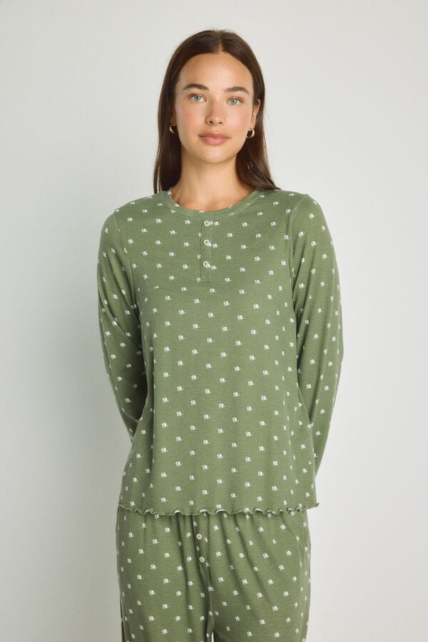 Milano Pijama estampado Cinza medio