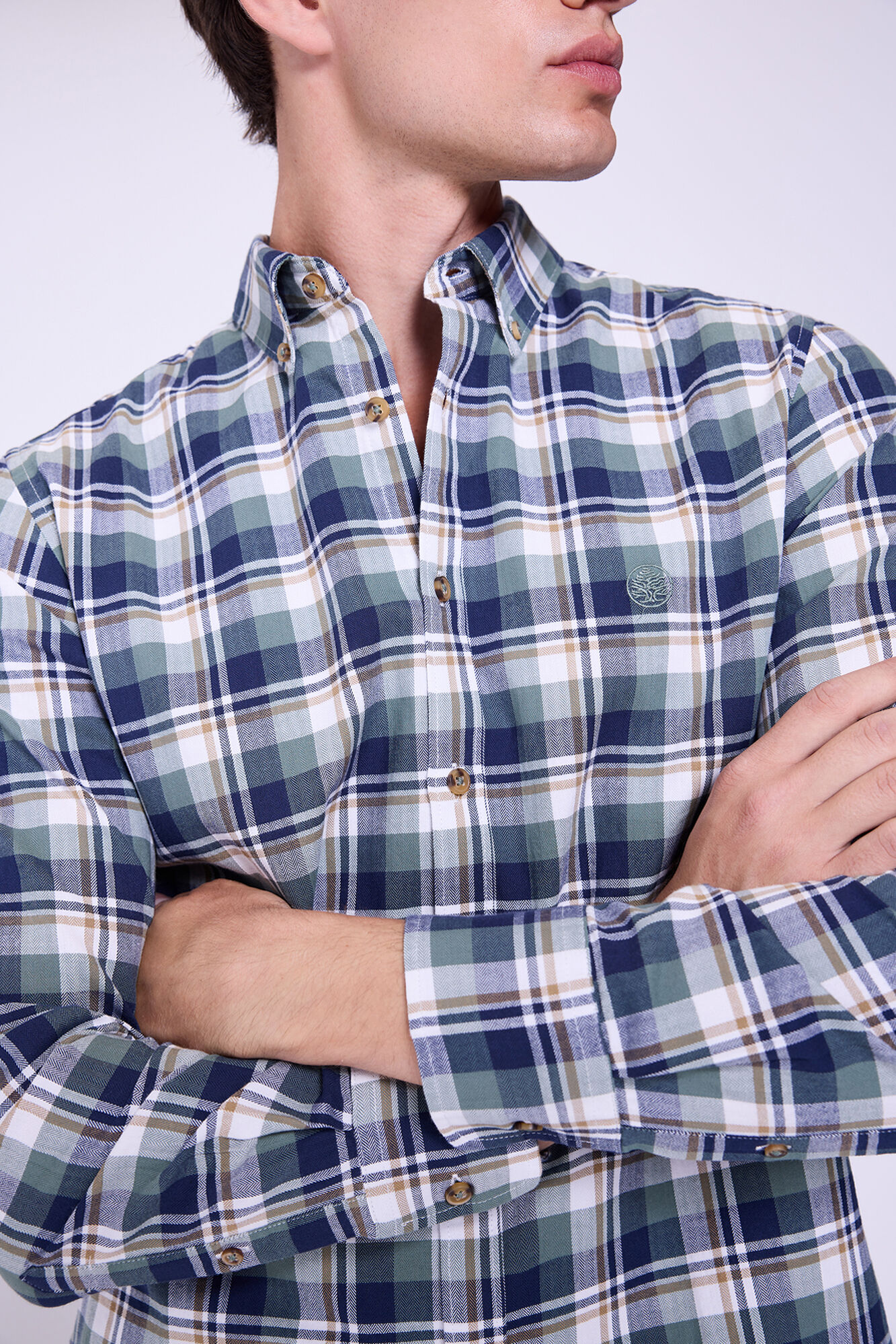 Springfield Camisa Cuadros Relaxed Fit