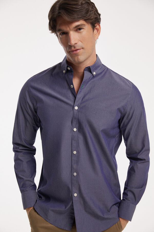 Fifty Outlet Camisa Chambray Lisa Azul