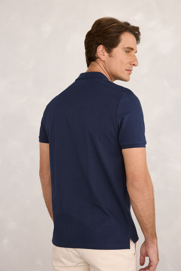Pedro del Hierro Polo Básico Manga Corta Navy