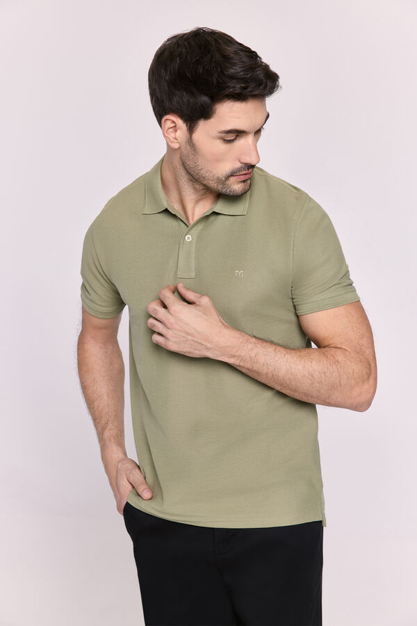 Milano Polo manga curta C&aacute;qui