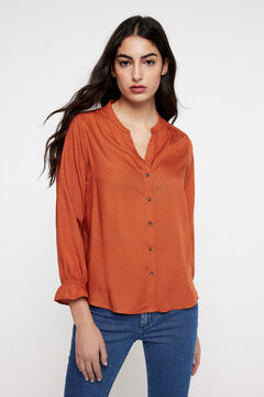 Fifty Outlet Blusa lisa doby rust