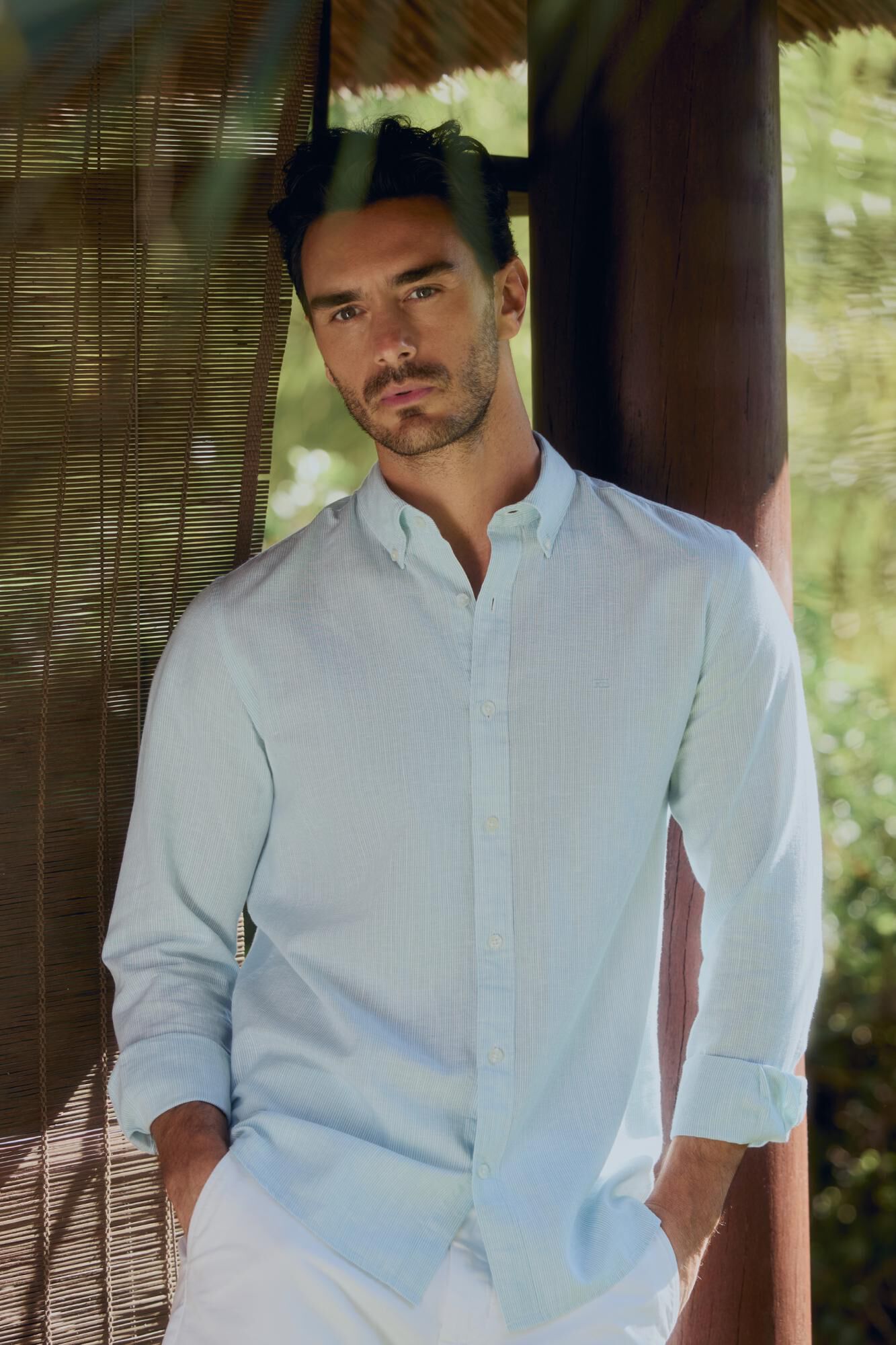 Pedro del Hierro Camisa rayas manga larga