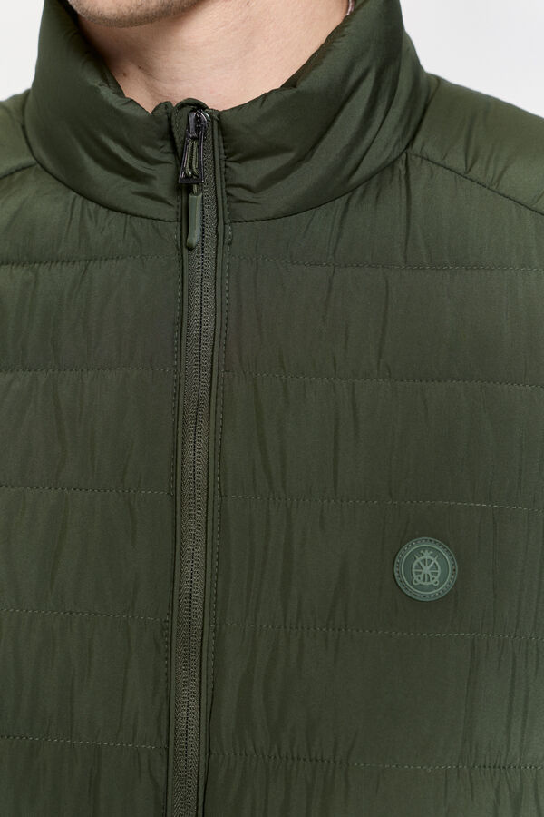 Cortefiel Chaqueta acolchada ultralight Kaki