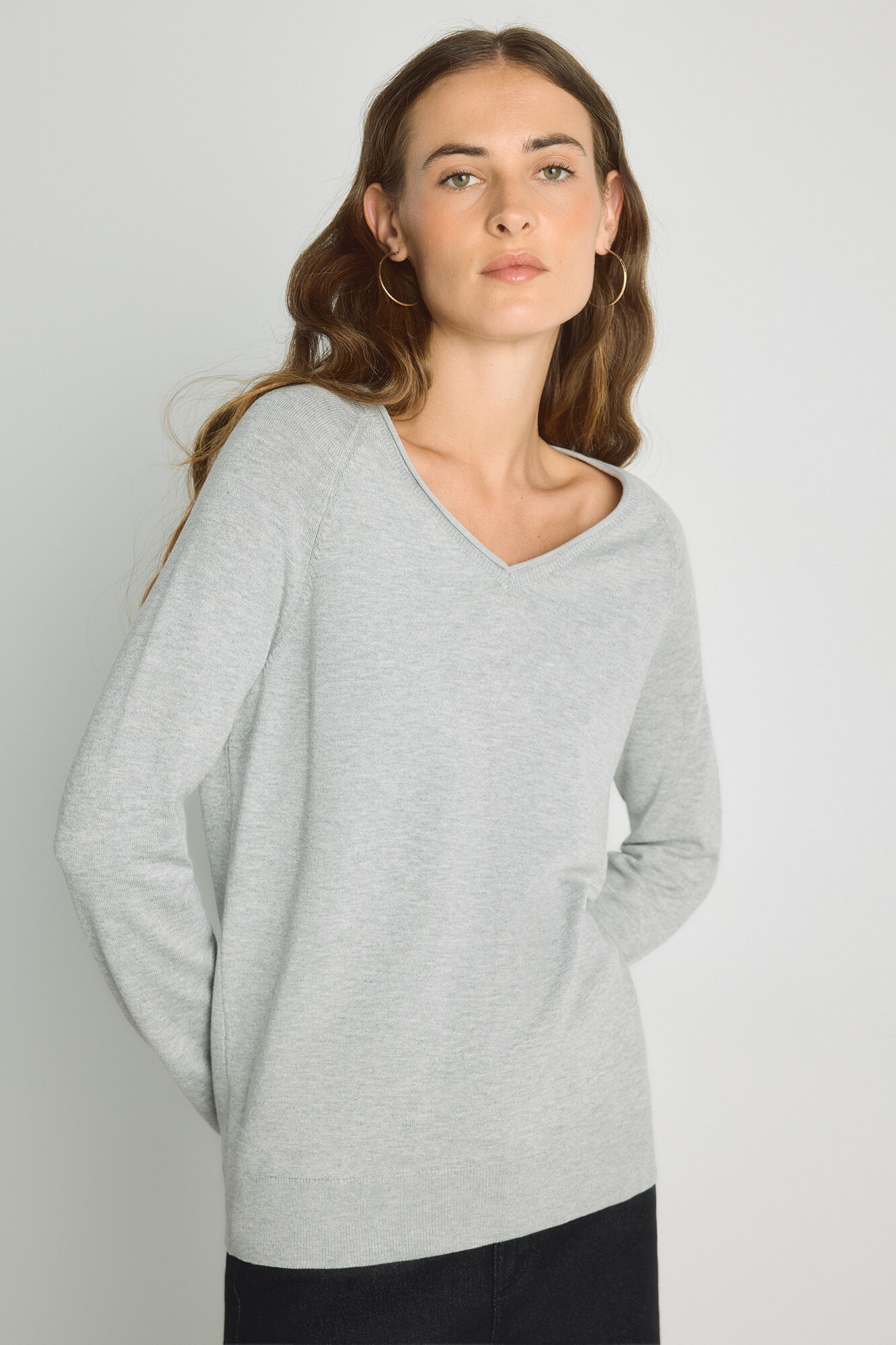 Milano Camisola gola em bico