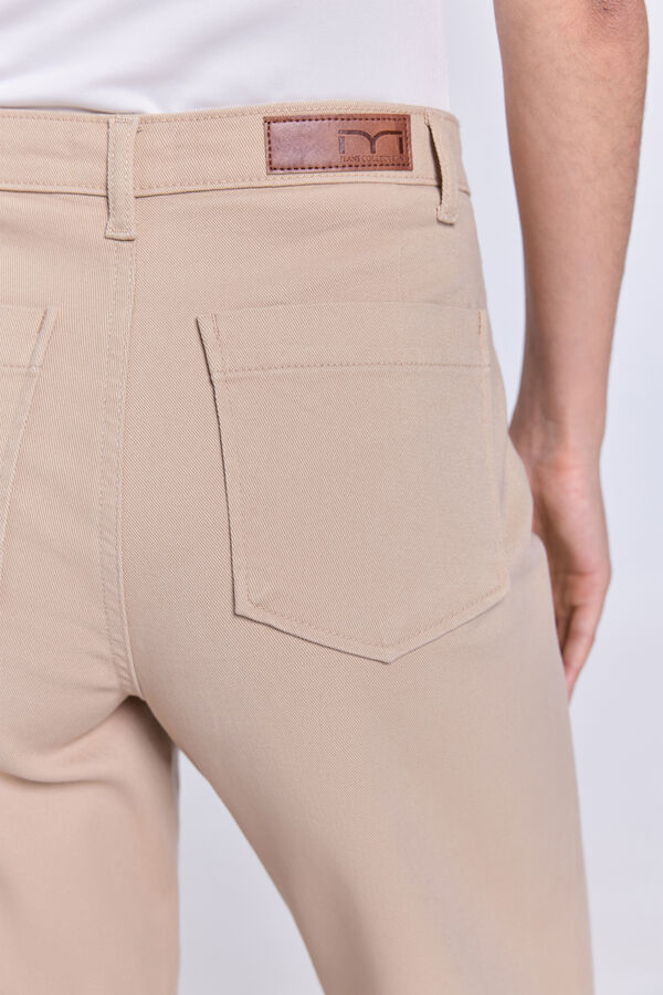 Milano Pantalón ancho Beige