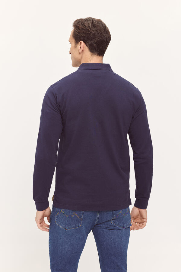 Milano Polo Manga Larga Navy