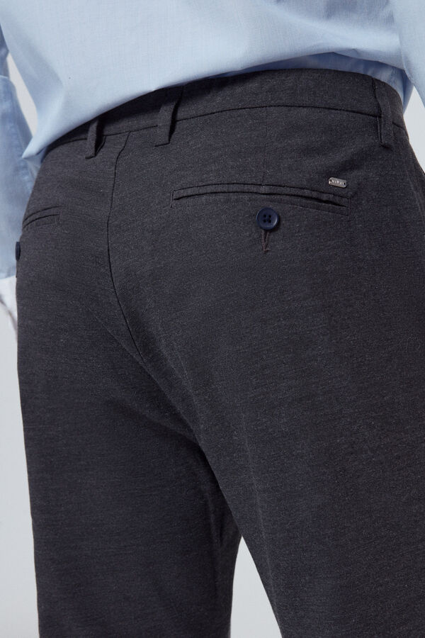 Fifty Outlet Chino Liso Semivestir Gris