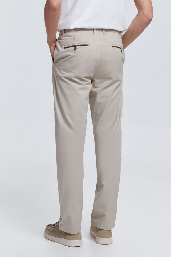 Milano Pantal&oacute;n ChinoComfort Marfil