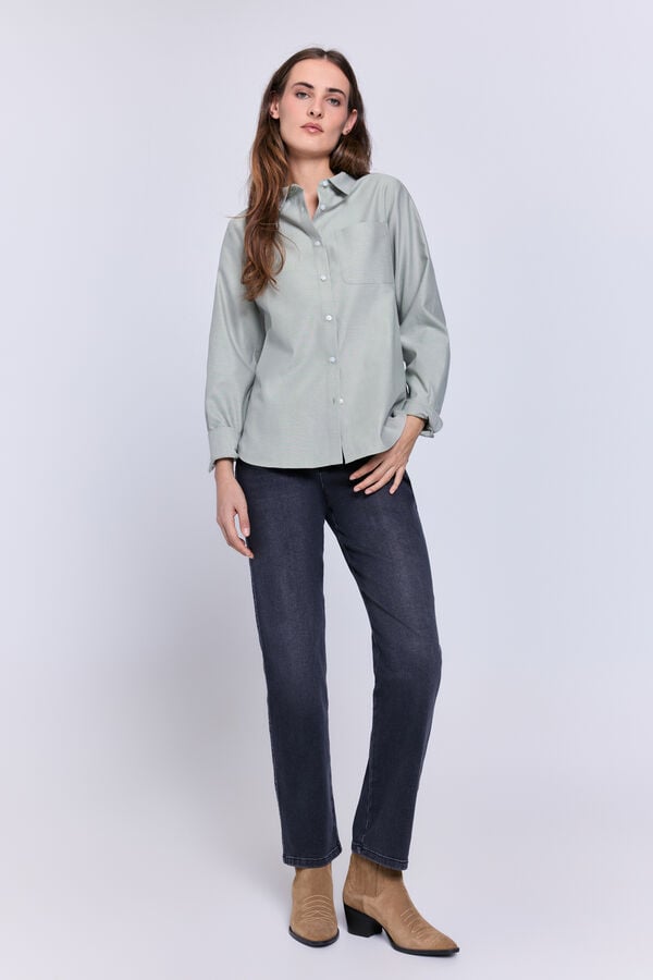 Milano Camisa oxford C&aacute;qui