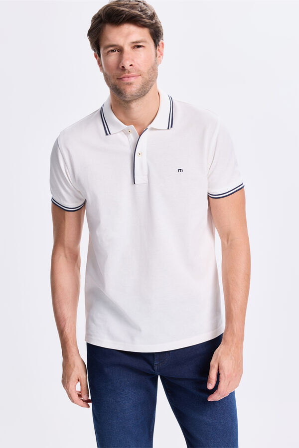 Milano Polo Tips Branco