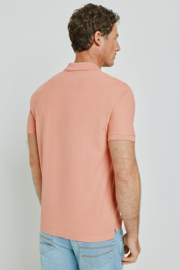 Milano Polo manga curta Coral
