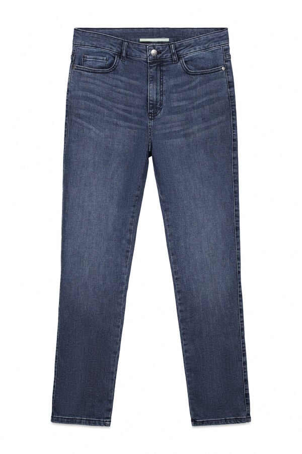Milano Pantal&oacute;n denim slim Azul Oscuro