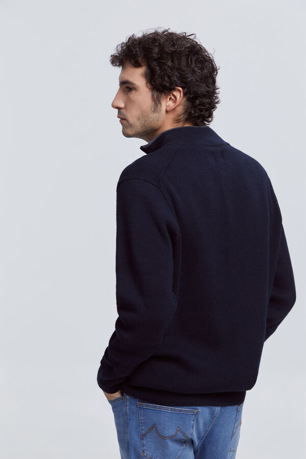 Milano Cardigan cremallera Navy
