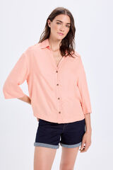 Milano Blusa cuello polo Coral