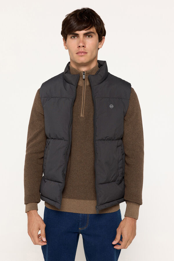 Milano Chaleco Acolchado Gris Claro