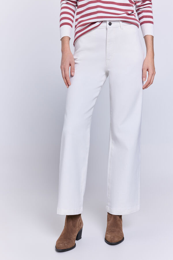 Milano Pantalón ancho Blanco