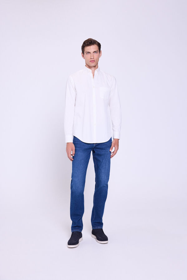 Milano Camisa Relaxed Fit Marfil