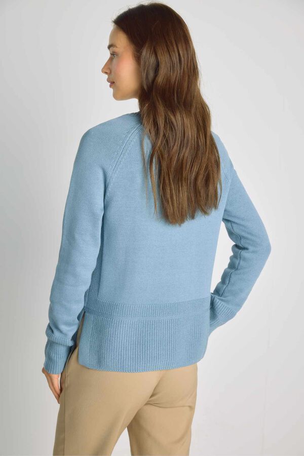 Milano Camisola gola redonda Azul indigo