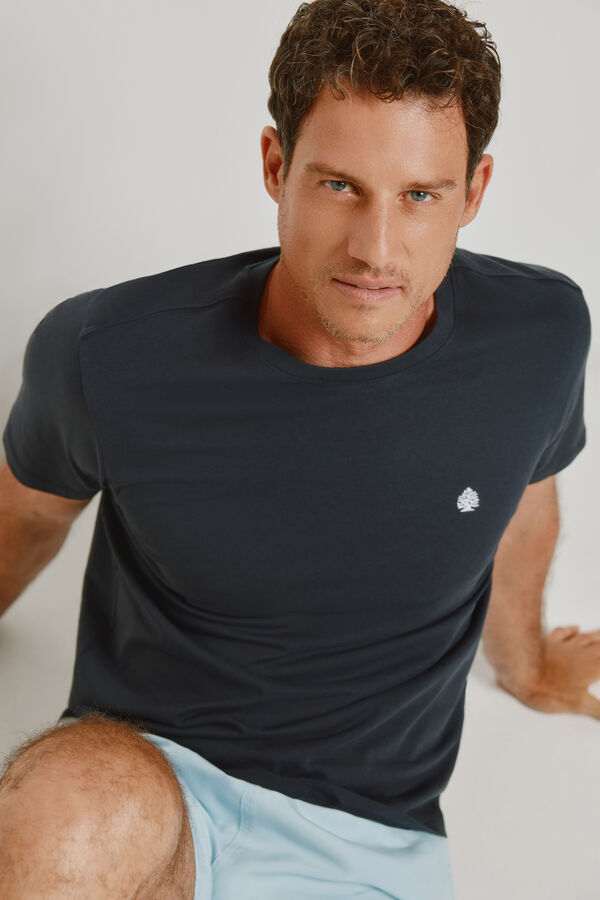 Springfield T-shirt de manga curta Marinho