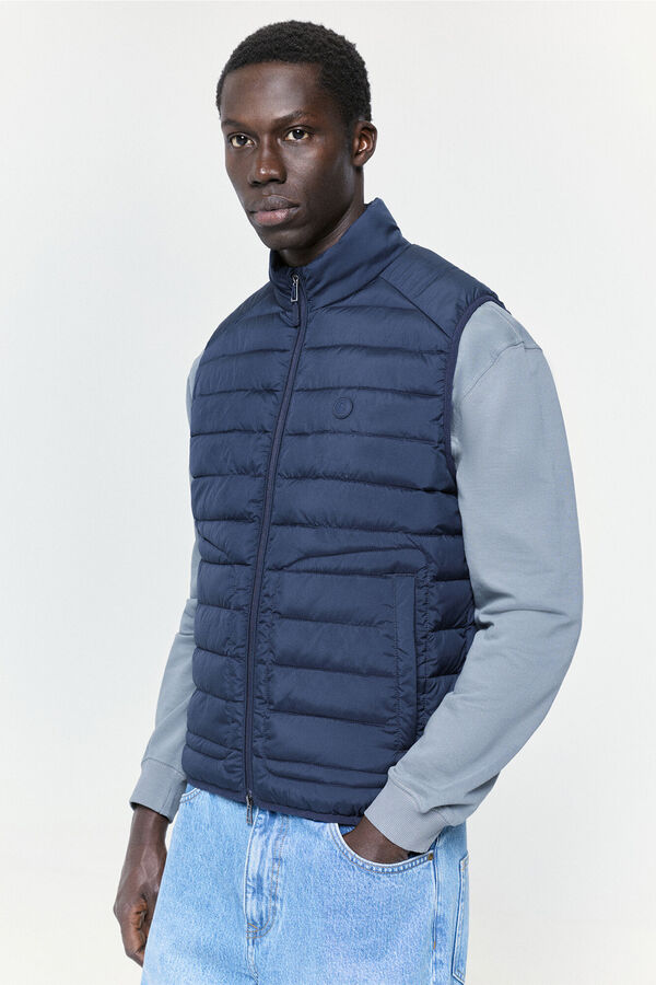 Springfield Chaleco acolchado ultralight Navy