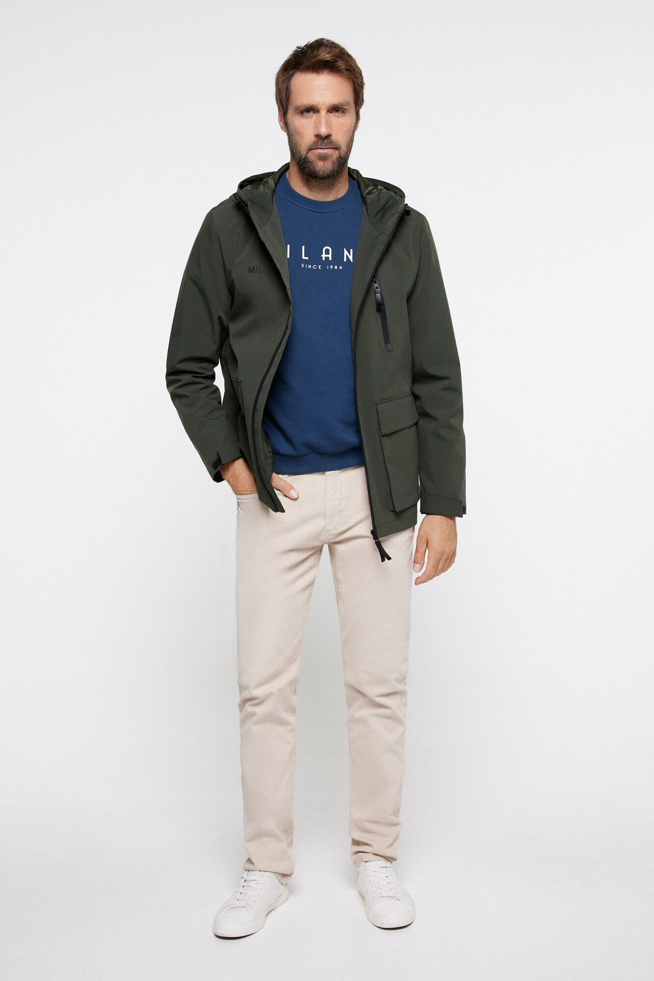 Milano Casaco com capuz