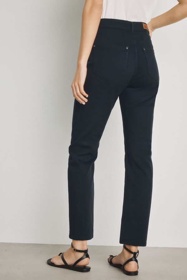 Milano Pantal&oacute;n denim color Negro