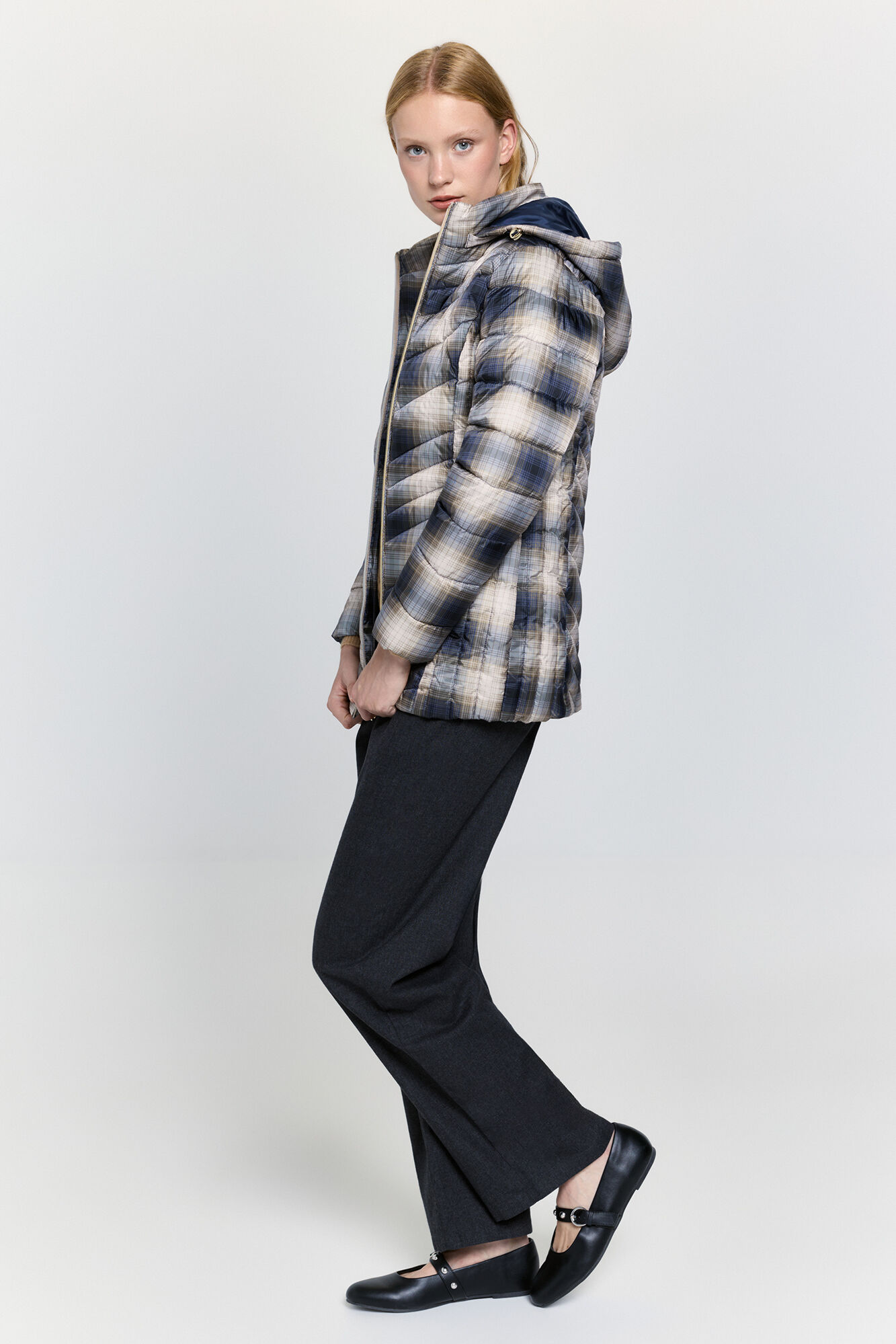 Milano Cazadora acolchada estampada