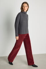 Milano Cal&ccedil;a de cinco bolsos Bordeaux