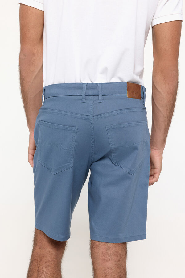 Fifty Outlet Bermuda cinco bolsillos corte slim Azul