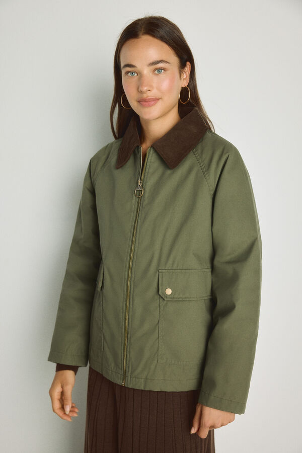 Milano Chaqueta de algod&oacute;n Verde