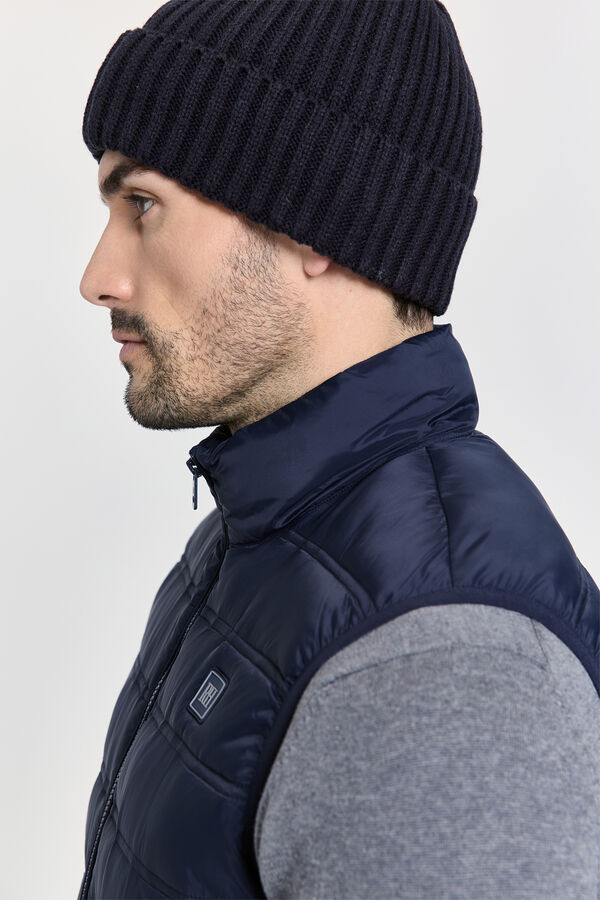 Pedro del Hierro Colete acolchoado ultralight Marinho